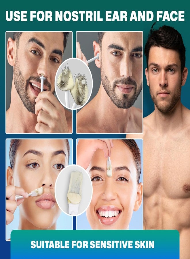 Wokaar Nose Wax Kit |100g Wax, 30 Applicators | No Microwave Needed | Ear and Nose Hair Removal Waxing Kit for Men and Women | Pre/Post-Waxing Wipes | Mustache| Ear Hair Removar, 5 Weeks Lasting - Image 2