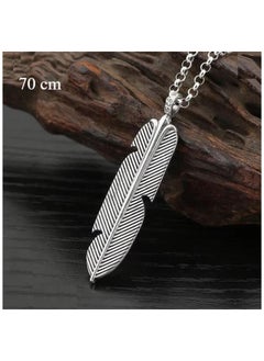 High purity 925 sterling silver necklace, suitable for unisex - size 70