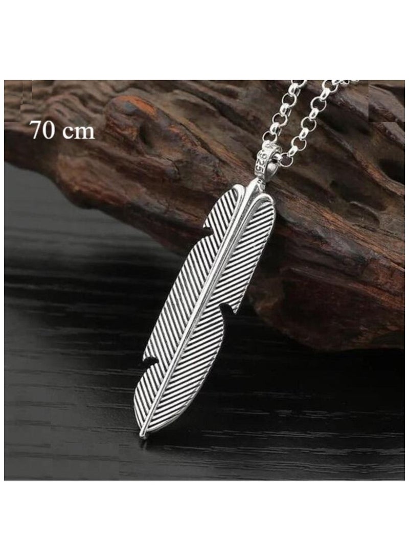 Vitalia - High purity 925 sterling silver necklace, suitable for unisex - size 70 - Image 1