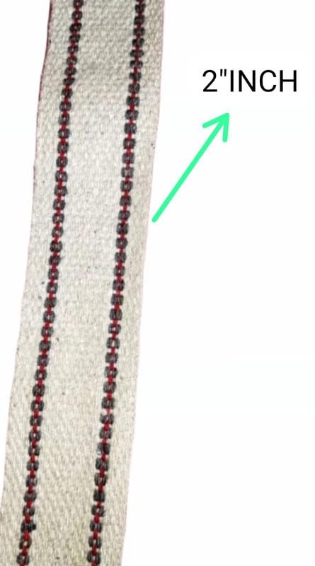 BASRAH NIWAR Patta Roll for Patta Roll Tapes of Cotton for Bags Chair Garment Satchel Home khatiyacharpai Folding Cotton 65 MTRS Long Pack of 1 - Image 2