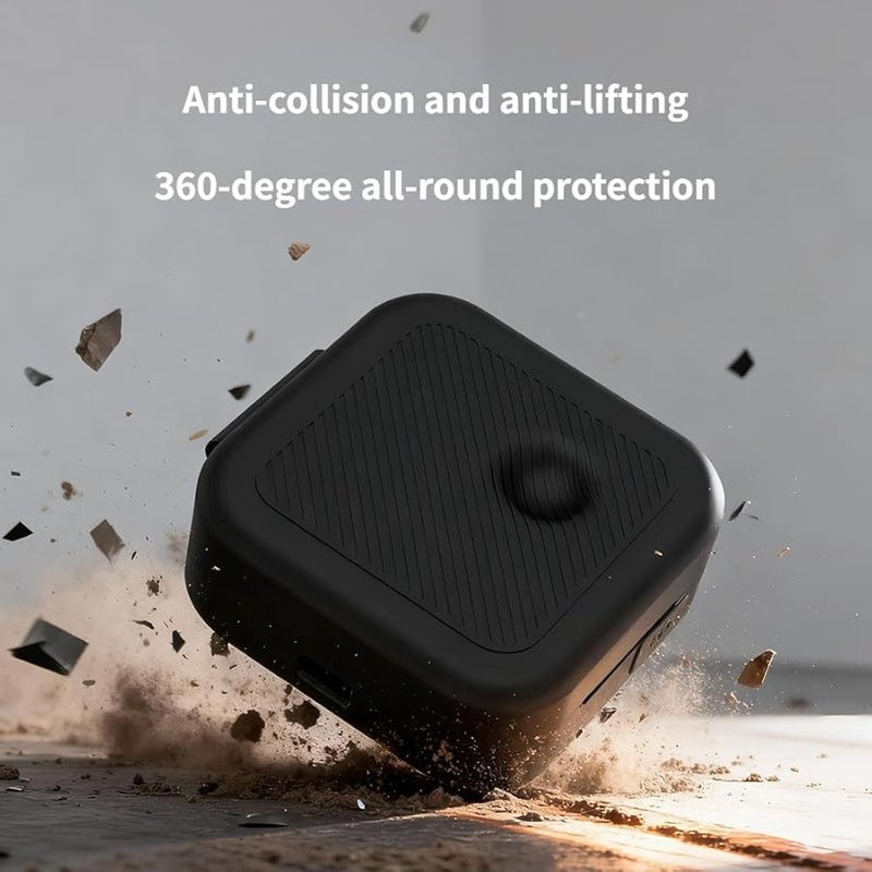 Blue Silicone Protective Case with Keychain for Nothing Ear 3 Bluetooth Earbuds Shockproof Waterproof - Image 5