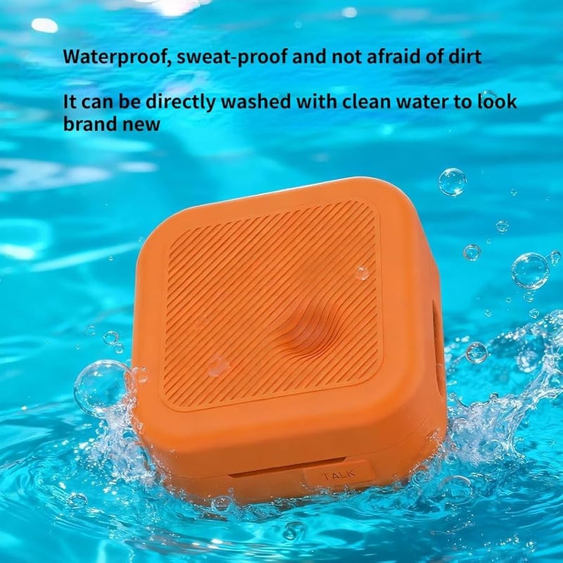 Blue Silicone Protective Case with Keychain for Nothing Ear 3 Bluetooth Earbuds Shockproof Waterproof - Image 4