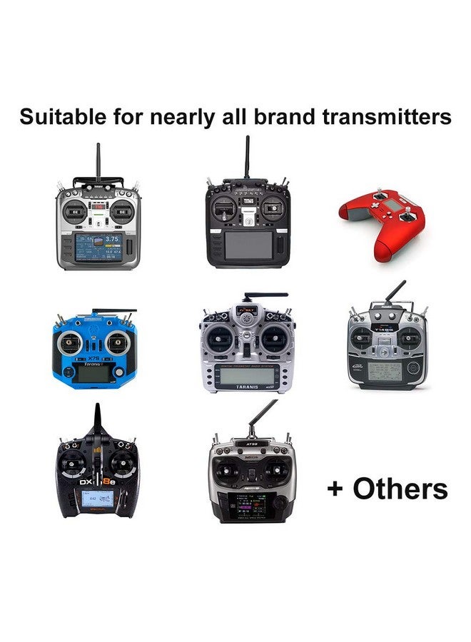 elechawk 36 Pcs Rc Transmitter Switch Covers Colorful Rubber Anti-Slipping Cap For Radiomaster Tx16S Jumper T16 T18 Frsky X9D Qx7 Flysky Spektrum Dx8E Nx8 Radiolink And Futaba Transmitter  - Image 3