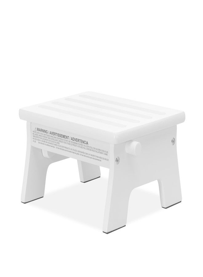 Dream On Me Ease-Up Adjustable Nursing Footrest in White - Solid Pinewood Foot Stool for Breastfeeding, Posture Support & Comfort, Lightweight, Easy to Assemble, Helps Reduce Back & Neck Pain - Image 1