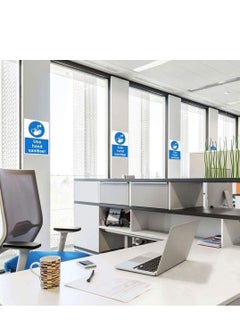 Y&D Please Wash Your Hands Sign A5 150mm x 200mm Self Adhesive Vinyl Sticker The Clearest your Safety  - Image 2