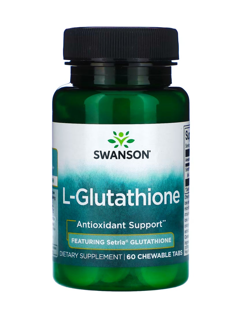 سوانسون ل-جلوتاثيون ، 60 قرص قابل للمضغ