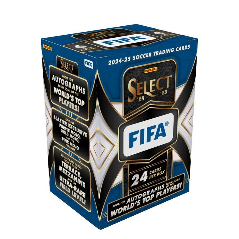 Panini 202425 صندوق بانيني سلكت فيفا لكرة القدم الرسمي لبطاقات التداول من فيفا يشمل بطاقات حصرية متوازية ورقية مبتدئين إدراجات إصدار بانيني للبيع بالتجزئة - Image 2