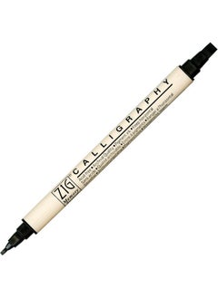 Kuretake Zig Memory System Calligraphy Marker Pure Black  - Image 1