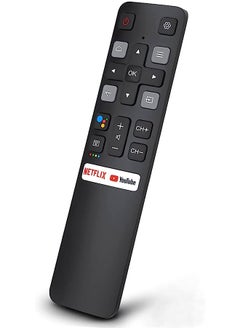 HuHa Remote Control for TCL Android TV, New Upgraded Replacement RC802V for TCL TVs, 40S330 32S330 40S334 32S334 70S430 32A325 32A323 65Q637 55S430 43S430 55Q637 43S434 75S434 32P30S  - Image 1