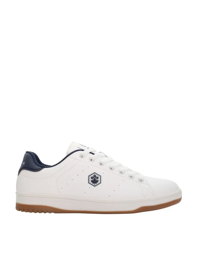 لامبرجاك Lumberjack Rea Men Sneakers Navy Blue Off-White PU – Lightweight Comfortable Casual Shoes, Lace-Up Everyday Footwear