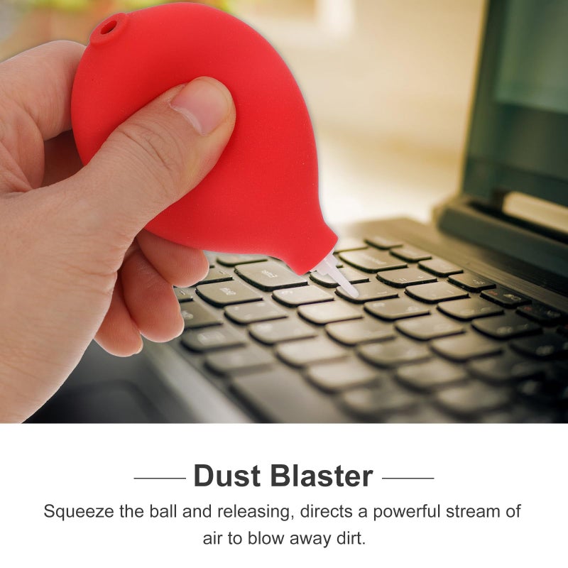 Red Mini Squeeze Ball Air Blower for Camera Lens and Electronics Cleaning - Image 5