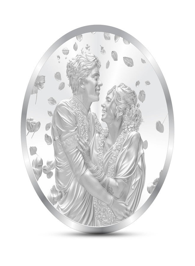 ACPL Precious Moments 20 Gram Silver Coin with Gift Box | BIS Hallmarked 999 Pure Silver | Celebrate Eternal Bonds with Our Exclusive Wedding Coin - Image 1