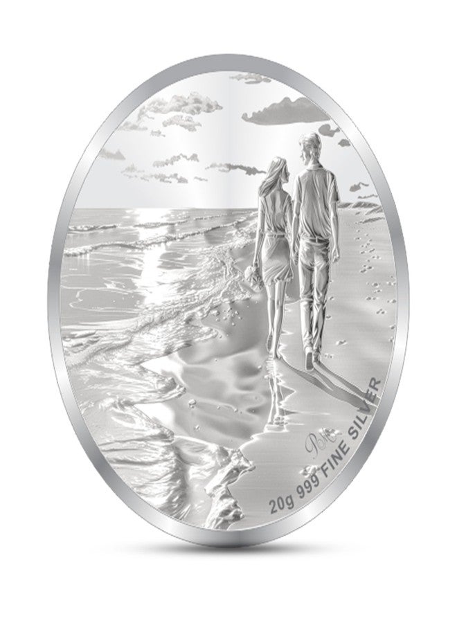 ACPL Precious Moments 20 Gram Silver Coin with Gift Box | BIS Hallmarked 999 Pure Silver | Celebrate Eternal Bonds with Our Exclusive Wedding Coin - Image 2