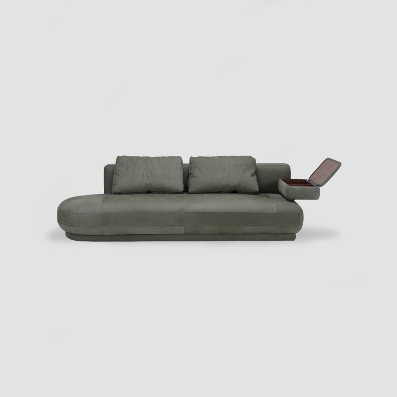 AL HUZAIFA FURNITURE Elvira 4 Seater Sofa, Upholstered In Fabric - Image 2