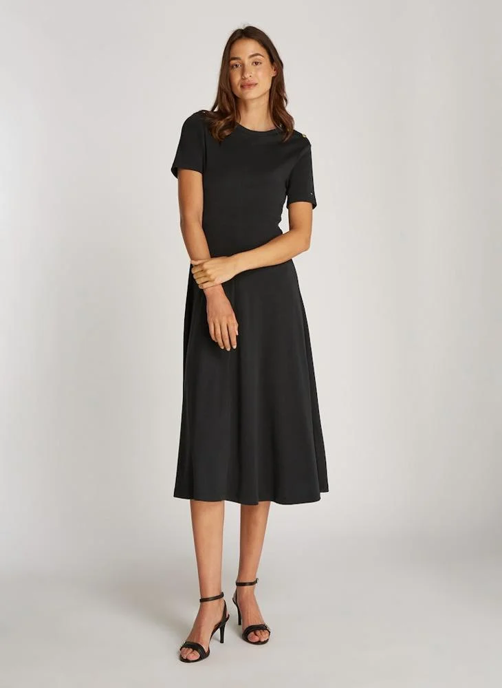 تومي هيلفيغر Tiered Knitted Dress