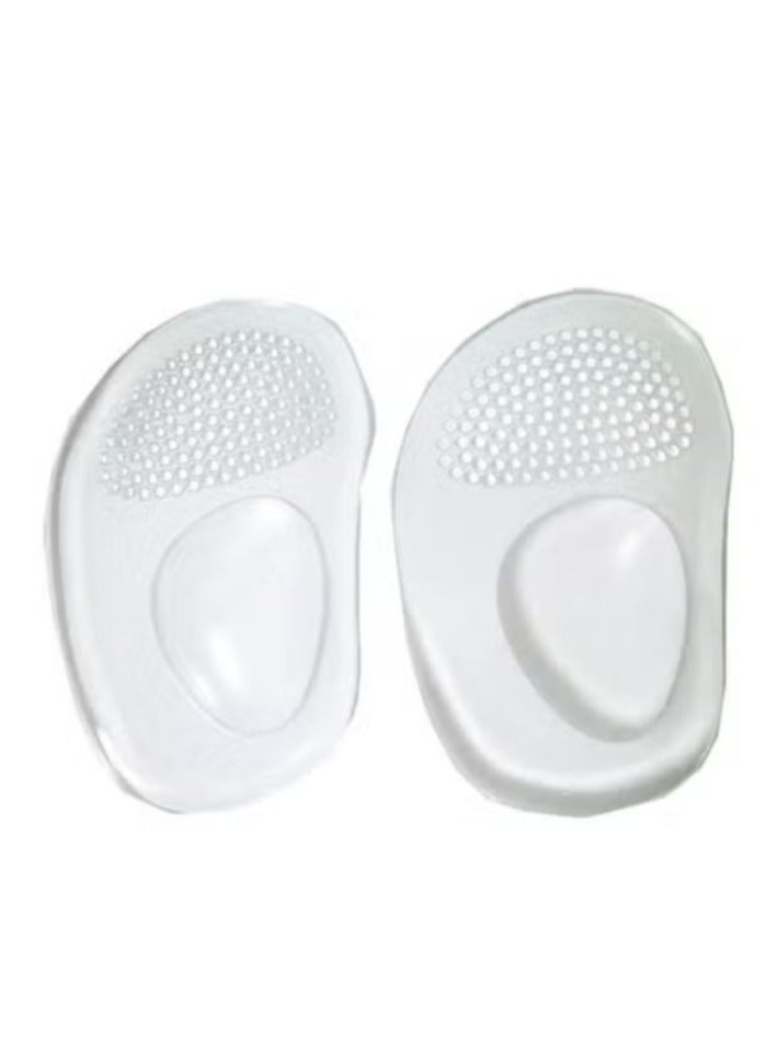 بلومنغ تايم وسادة العناية بالقدم من السيليكون الناعم لزيادة دعم الكعب شفافة 15 جرامًا - Image 1