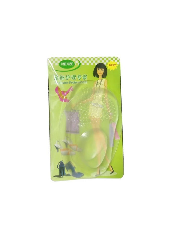 بلومنغ تايم وسادة العناية بالقدم من السيليكون الناعم لزيادة دعم الكعب شفافة 15 جرامًا - Image 2