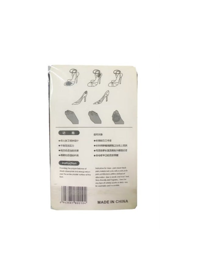 بلومنغ تايم وسادة العناية بالقدم من السيليكون الناعم لزيادة دعم الكعب شفافة 15 جرامًا - Image 3