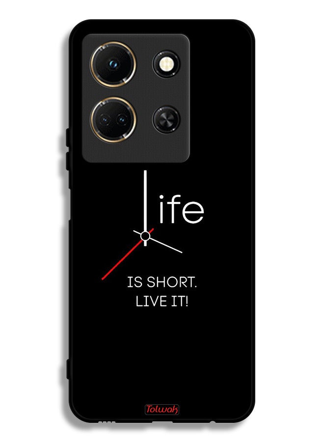 Tolwak غطاء حماية Infinix Note 30 - الحياة قصيرة عيشها - Image 1