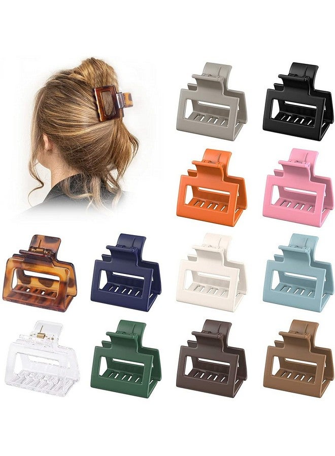 Blubby 12 Pack Small Hair Claw Clips Hair Clutcher for Women Girls
