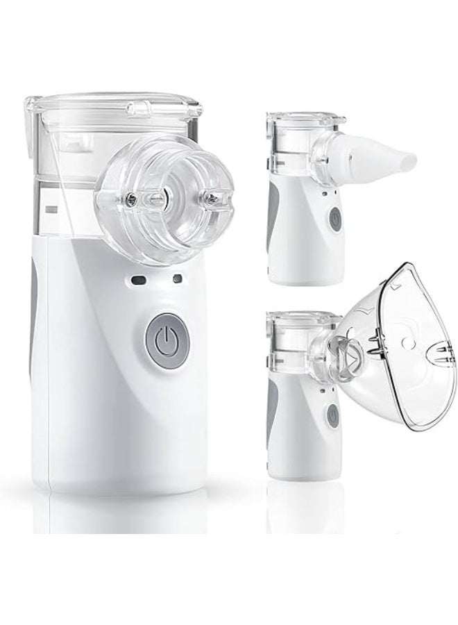 Portable Mesh Inhalation Device – For Adults and Children – Travel-Friendly and Home Use – Quiet and Compact Design