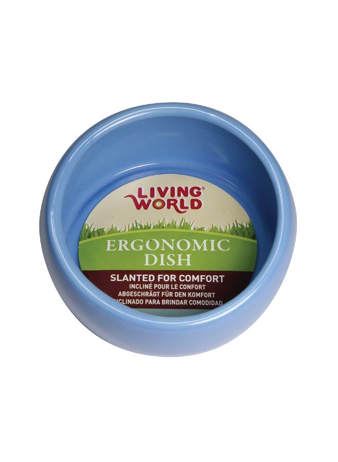 Living World Ergonomic Blue Dish - Large