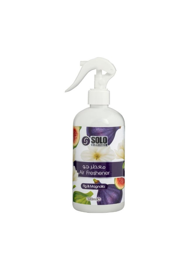 DANUBE HOME Danube Home Solo Room Spray - 500Ml (Fig & Magnolia) Long-Lasting Air Freshner Sprayer Enchanting Floral, Fresh & Woody Aroma Home Fragrance Decorative Home Accessories 