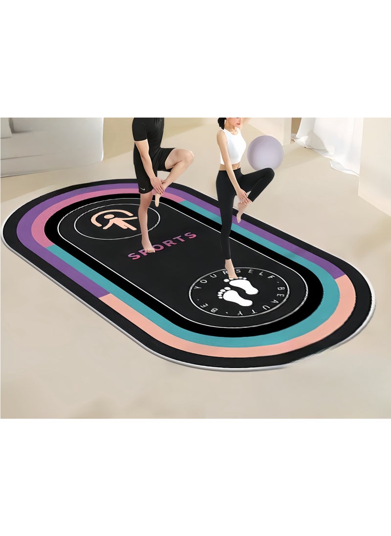 EBMINI Thick Anti Slip Home Fitness Yoga Mat 