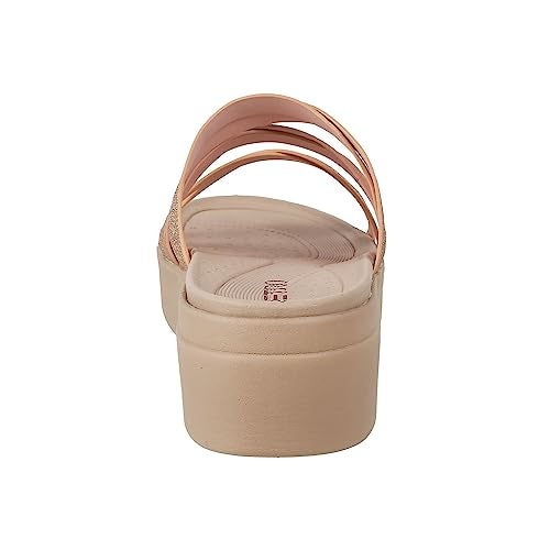 Metro Women Rose Gold Wedge Heel Fashion Sandal UK/8 EU/41 (34-109) - Image 4