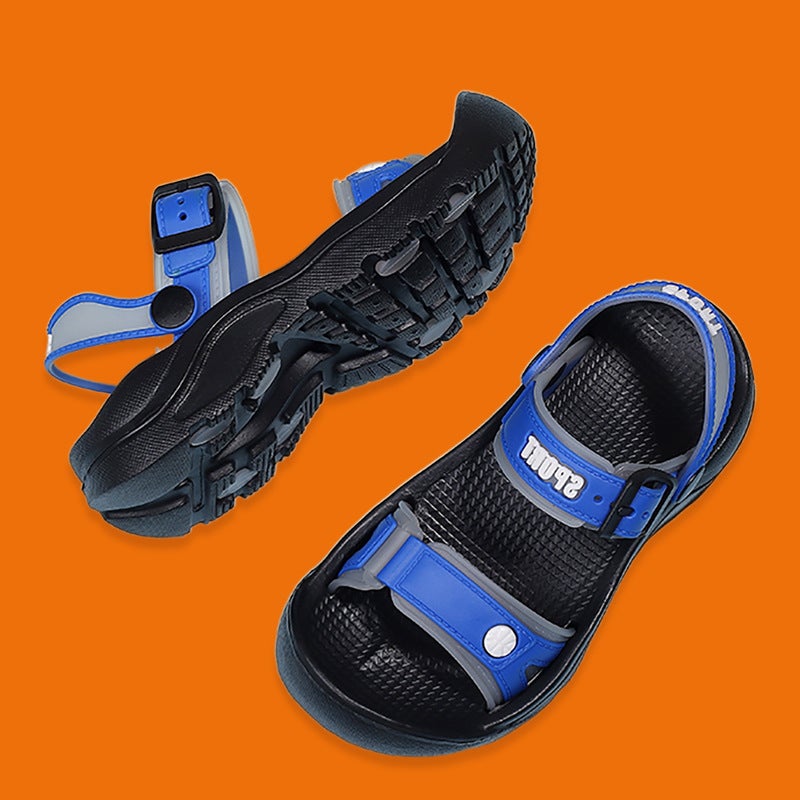 New Children'S Boys Beach Shoes Large Children'S Shoes Men'S Fat Foot Wide Foot Student Sandals Size 30-39 - Image 5
