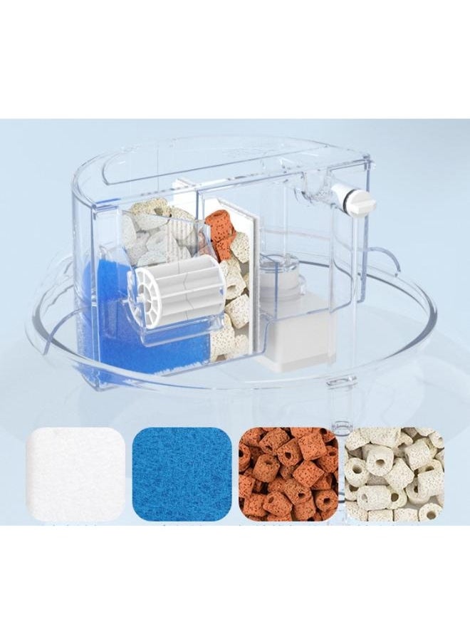 Generic - Aquarium Top Hanging Filter for Round Glass Bowls YL Series - Image 1