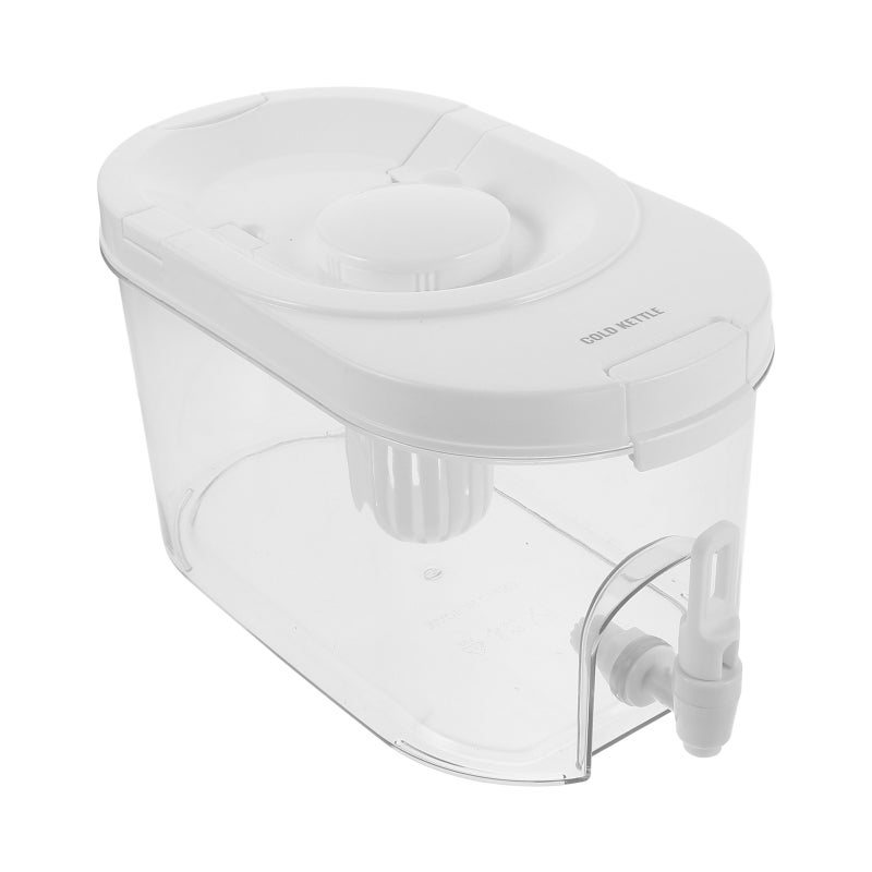 Drink Dispenser with Spigot Gallon Beverage Dispenser Cold Drink Container for Iced Tea Lemonade Fridge Party Lock Lid - Image 5