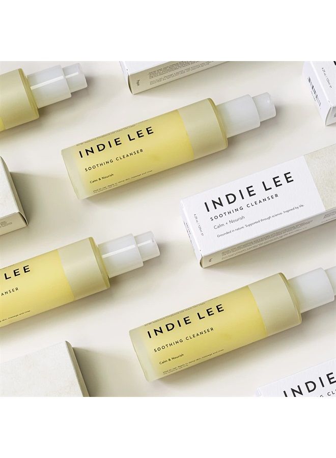 INDIE LEE Soothing Cleanser - Gentle Moisturizing Face Wash with Rose Damascena Oil to Help Plump, Hydrate + Calm Redness - Great for Sensitive Skin + All Complexion Types (4.2oz / 125ml) - Image 2