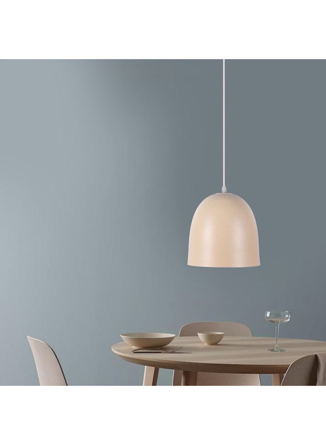 El Rawda Lighting Fola Ceiling Lamp - Single | modern decorative LED E27 pendant light ceiling lamp hanging | suitable for any room | Color: Beige | Size: 70x20 cm