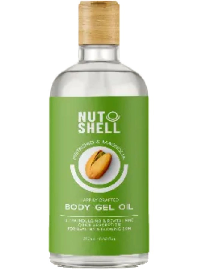 NUT SHELL Pistachio & Magnolia Body Gel Oil 250ml