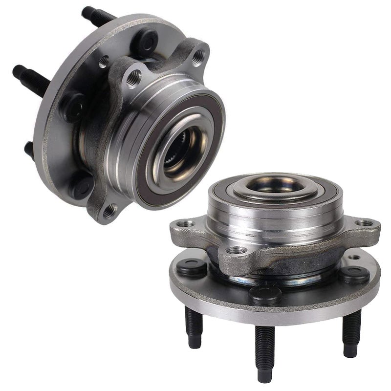 KUSATEC 513275 2PCS FrontRear Wheel Bearing and Hub Assembly Fit for Ford Edge Flex Taurus 20102019 Lincoln MKS MKT MKX 20092019 5 Lug Bolts wABS