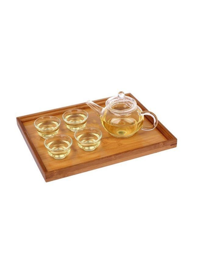 صينية أدوات الحلويات الخشبية بنية 22 × 28 2 سنتيمتر - Image 4