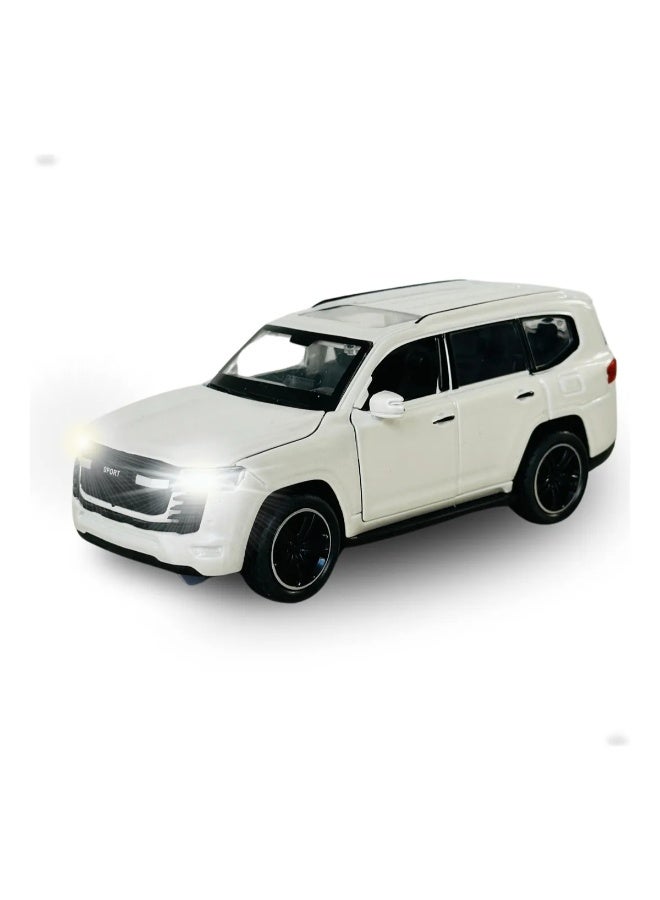 حديقة الألعاب سيارة لعبة معدنية للأطفال – نموذج لعبة سبائك مع صوت وإضاءة وآلية سحب للخلف، لعبة تعليمية وهواية لهواة التجميع - Image 1