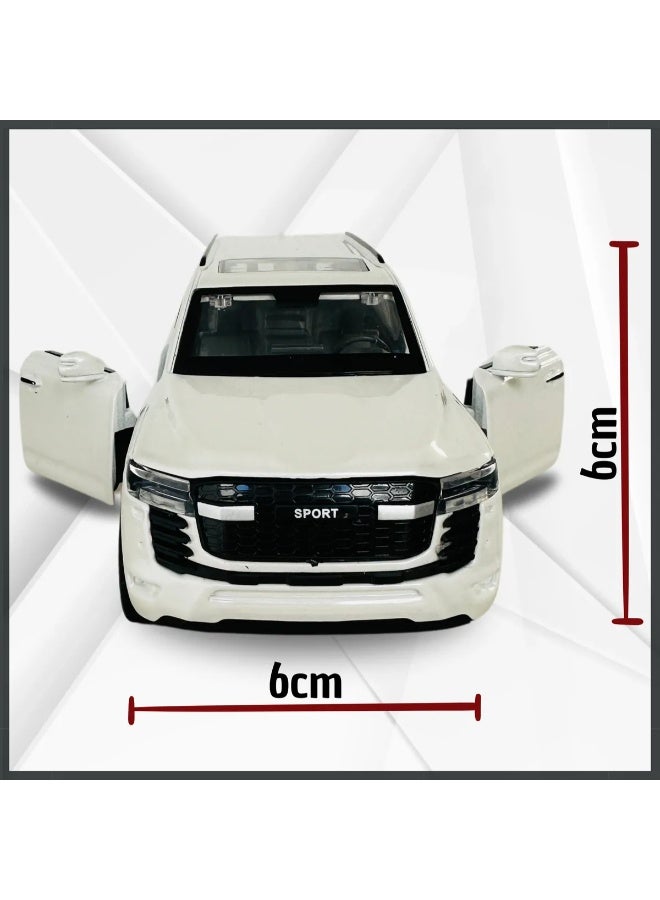حديقة الألعاب سيارة لعبة معدنية للأطفال – نموذج لعبة سبائك مع صوت وإضاءة وآلية سحب للخلف، لعبة تعليمية وهواية لهواة التجميع - Image 4