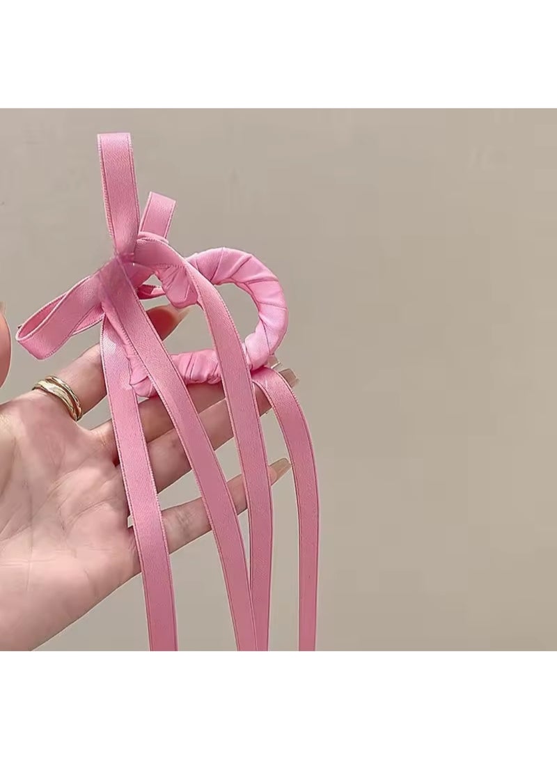 Elegant Fabric Heart Shape Hair Claws Set of 2 – Off White & Pink - Image 1
