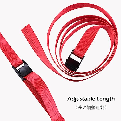 TRIWONDER Cinch Tie Down Strap Lashing Straps Heavy Duty Nylon Straps with Cam Buckles for Cargo, Trucks, Boat, Motorcycle,SUP, Kayak, Canoe, Trailer (2m, Red - 4 Pack) - Image 4