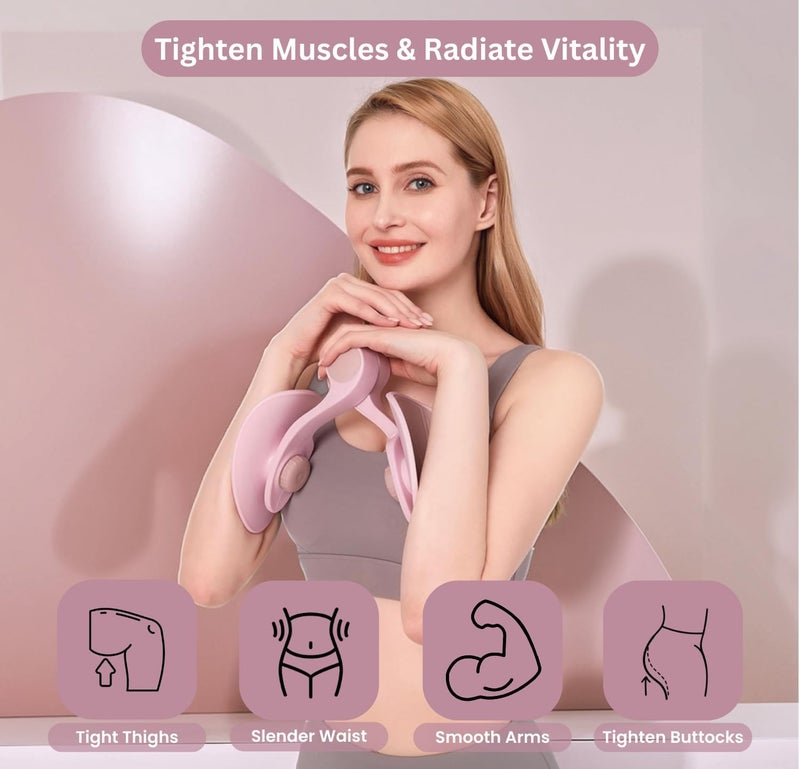 RENRANRING Kegel Exerciser, Pelvic Floor Muscle Exercise Devices for Women, Inner Thigh Exerciser Leg Workout Equipment Thigh Trainer for Male Hip Trimmer Inner Thigh Toner Workout - Image 3