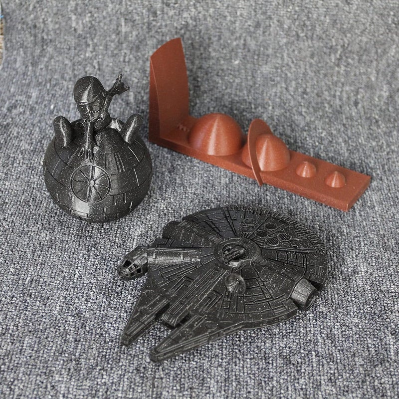 polymaker خيوط PLA لامعة 1.75 مم، أسود مجرة، 1 كجم - خيوط متلألئة، دقة أبعاد +/- 0.03 مم (تتطلب فوهة 0.6 مم) - Image 4