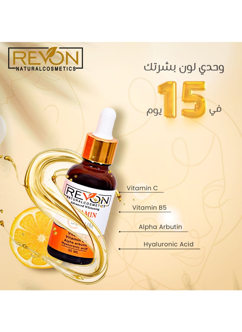 REVON NATURAL COSMETICS - Vitamin C Face Serum - 30 ML - Image 1