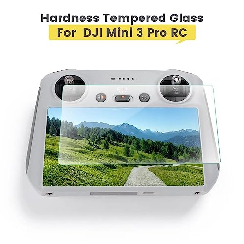 GetZget® HD Tempered Glass For Dji Avata 360/ Mini 5 Pro/ 4 Pro/ 3 Pro, Mavic 3 Classic/Air 3 Remote controller 9H Hardness 2.5d Curved Screen Scratch Protector Guard accessories (Pack of 1 Glass) - Image 3
