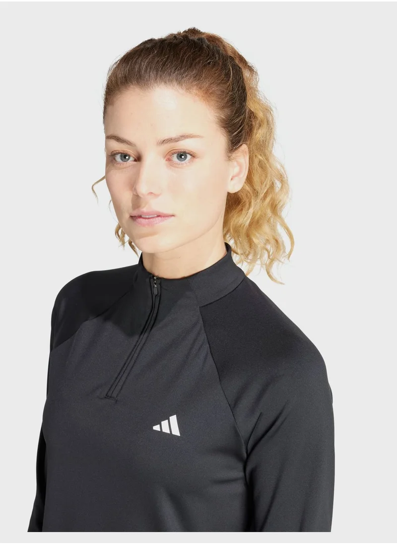 Adidas Essential Minimal Branding 1/4 T-Shirt