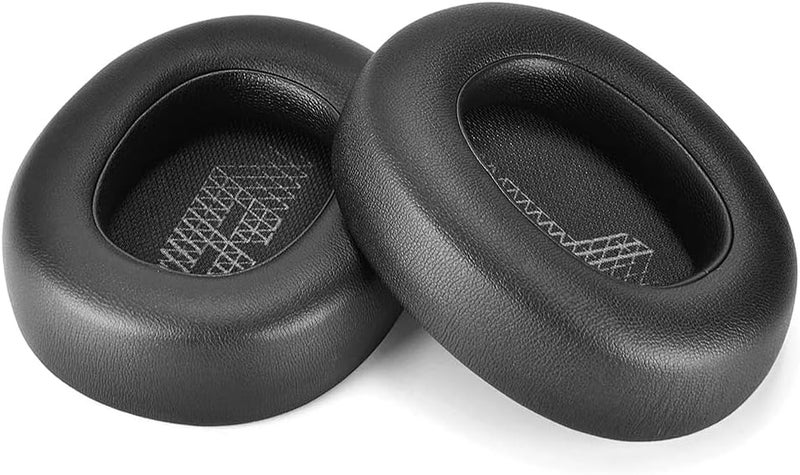 Enegg Replacement E65 Earpads for JBL E65BTNC/ Live 650 (650NC 650BTNC)/Live 660 (660NC 660BTNC)/Duet NC Headphone, A Pair of Protein Leather & Memory Foam Earmuff Cushion Ear Cup Cover Repair Parts, Black - Image 5