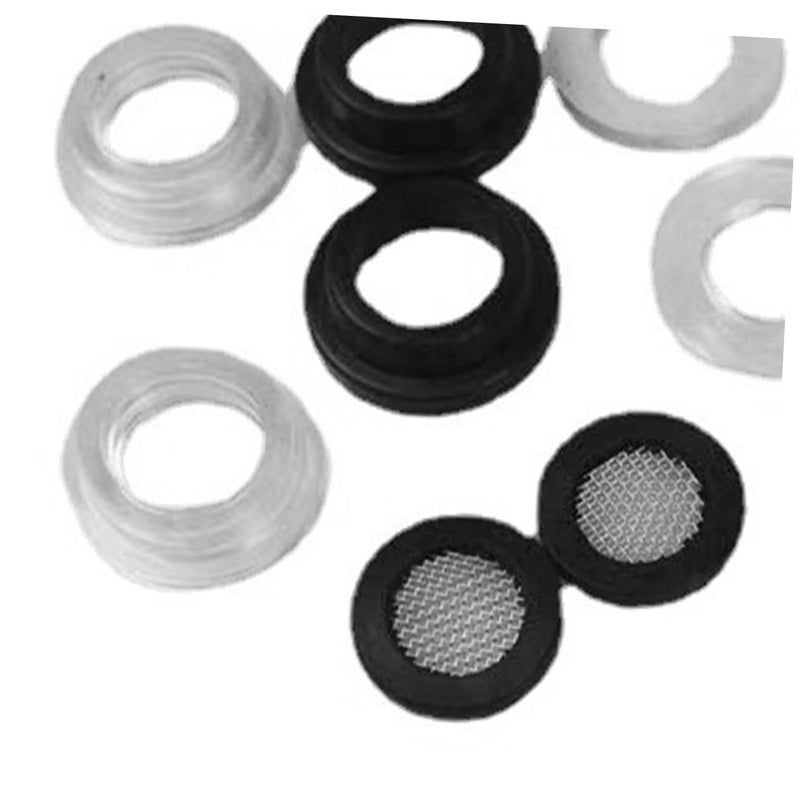 DOITOOL 4Sets Shower Head Filter Gaskets with Washers Compatible with Shower Heads Prevents Leakage Durable Screen Washer for Easy Installation and Replacement - Image 4