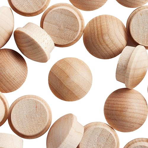 WidgetCo 5/8" Maple Button Top Wood Plugs, Woodworking Plugs, Can Be Sanded, Stained, or Painted (Qty 25) - Image 4