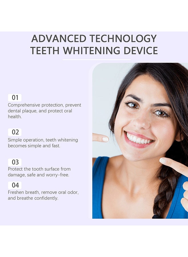 ORALHOE Deluxe Teeth Whitening Kit, Wireless Teeth Whitening Kit, Professional Whitening Gel Pens Strips Dental Kit, With 32X Dual LED Natural Whitening Lights Accelerator, Include 3 Teeth Whitening Gel Pens, Dental-Grade Whitening At Home - Image 4